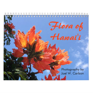 Calendário Flora de Hawai'i