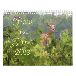 Calendário Flora e fauna 2013