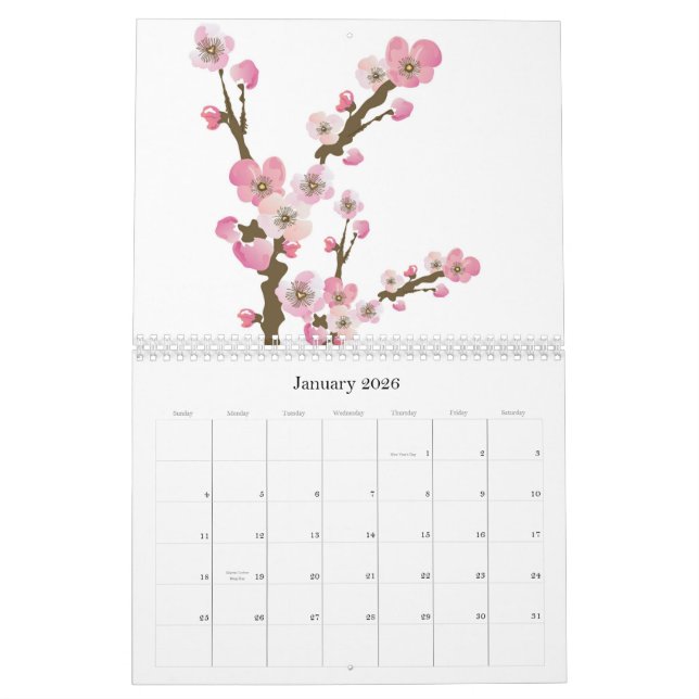 Calendário floral (Jan 2026)