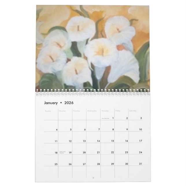 Calendário FLORAL (Jan 2026)