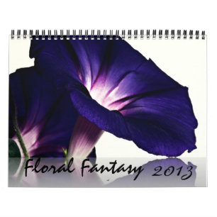 Calendário floral 2013 da fotografia