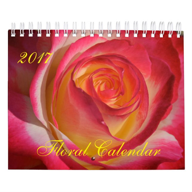 Calendário Floral 2017 (Capa)