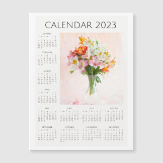 Calendário Floral 2023, Calendário das Flores