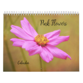 Calendário Floral das Flores Rosa