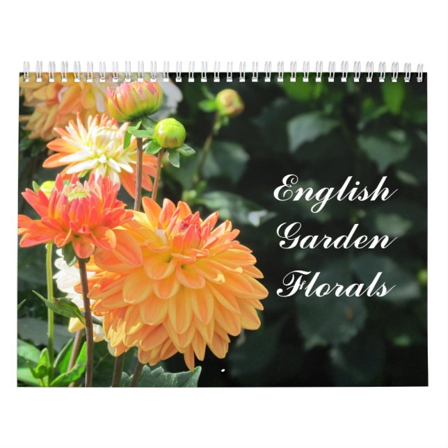 Calendário floral do jardim inglês (Capa)