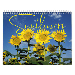 Calendário Floral Sunny Sunflower