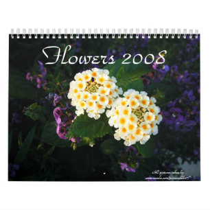 Calendário Flores 2008