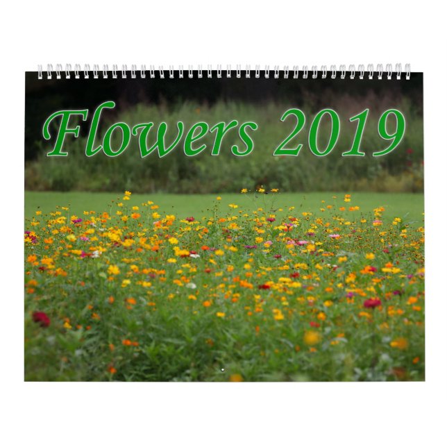 Calendário Flores 2019 (Capa)