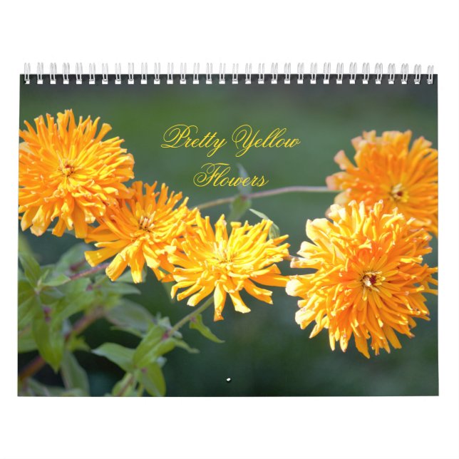 Calendário Flores Amarelas  (Capa)
