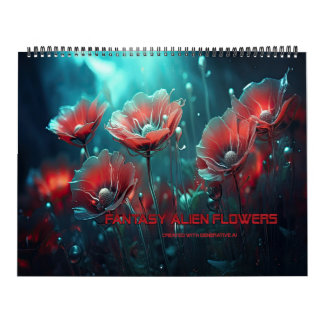Calendário Flores de Alienígena Fantasy