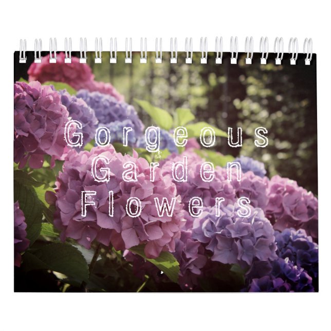 Calendário Flores de Jardim Gordas (Capa)