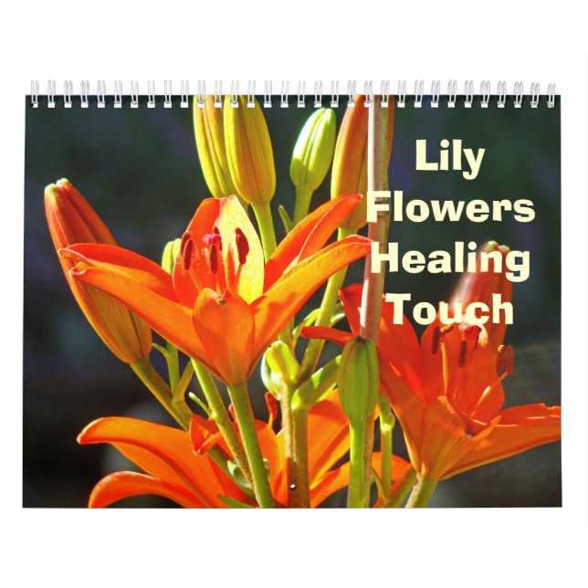 Calendário Flores de Lírios Toque de Cura Floral (Capa)