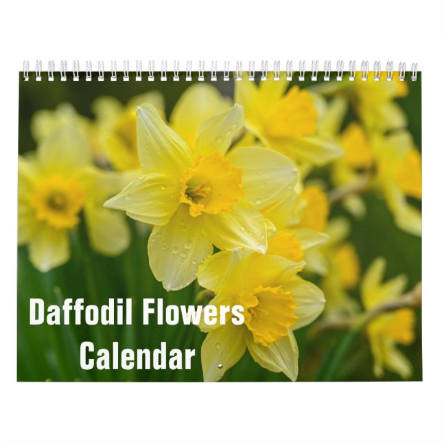 Calendário Flores de Narciso Floral 2027 (Capa)