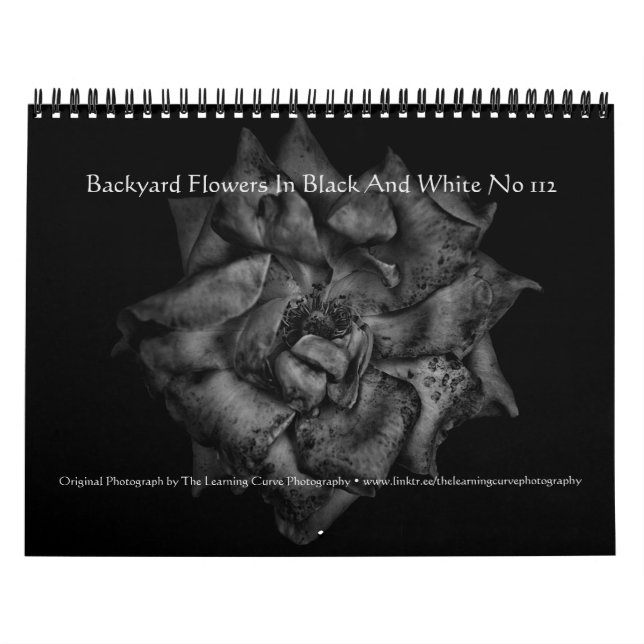Calendário Flores De Quintal A Preto E Branco No 112 (Capa)