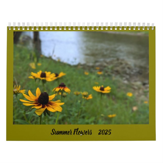 Calendário Flores de Verão de 2025 (Capa)