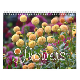 Calendário Flores Fotográficas Florais