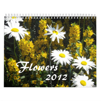 Calendário Flores Incríveis 2012