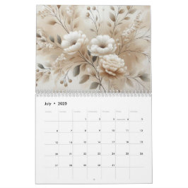 Calendário Flores Modernas