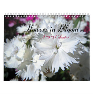 Calendário Flores na flor