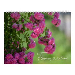 Calendário Flores na Natureza