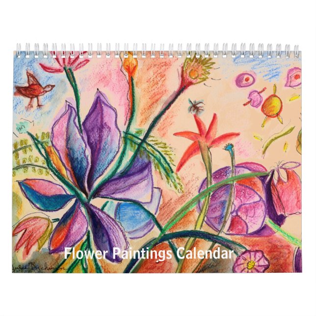 Calendário Flores por o ano (Capa)