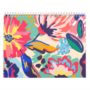 Calendário Floresta e rosas