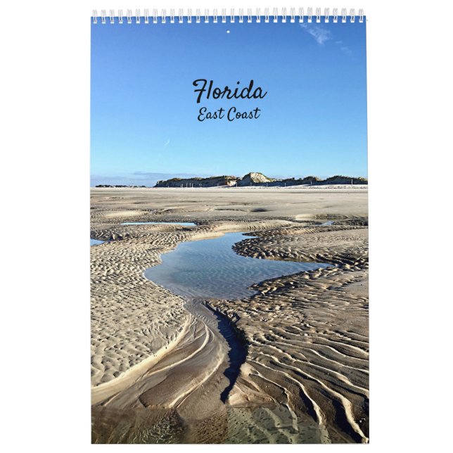 Calendário Flórida Leste: Praias de Água Subterrânea (Capa)
