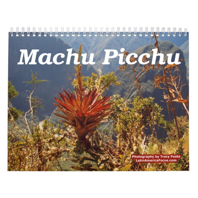 Calendário Flower Machu Picchu Peru (Capa)
