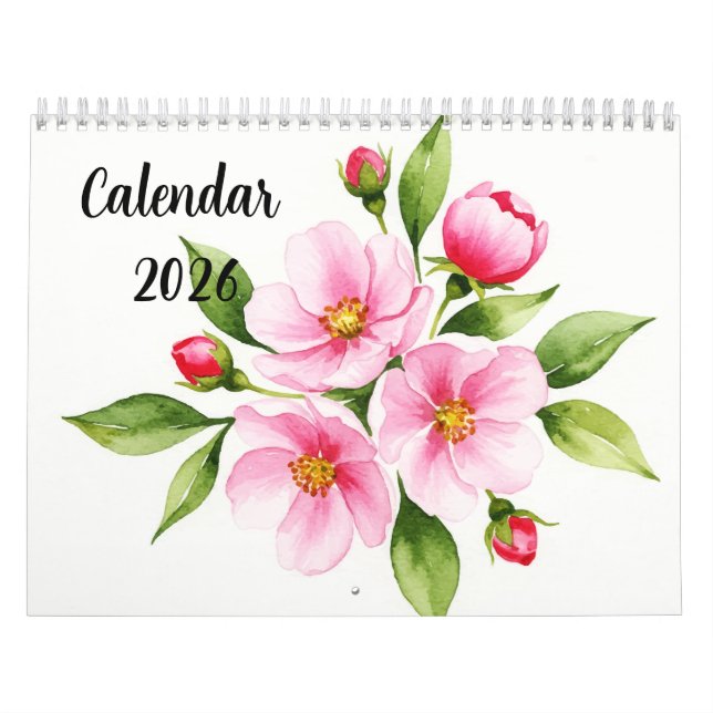 Calendário Flowers Calendar (Capa)