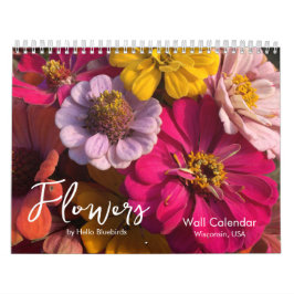 Calendário Flowers Inspirational Photo Calendar