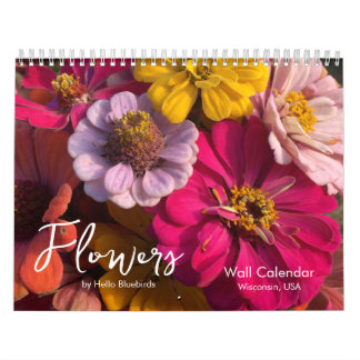 Calendário Flowers Inspirational Photo Calendar