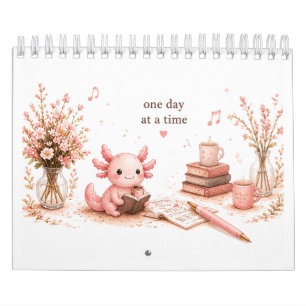 Calendário Fofo de Axolote
