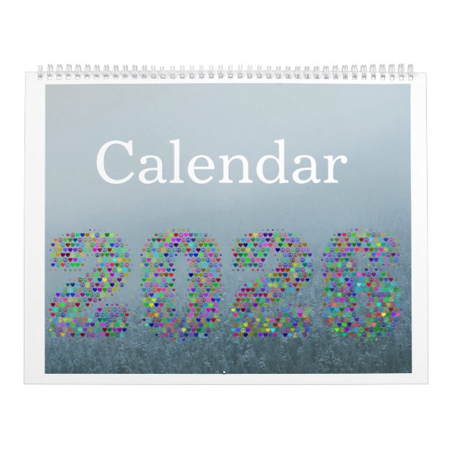 Calendário FOG de Cores 2026 – Preto Elegante  (Capa)