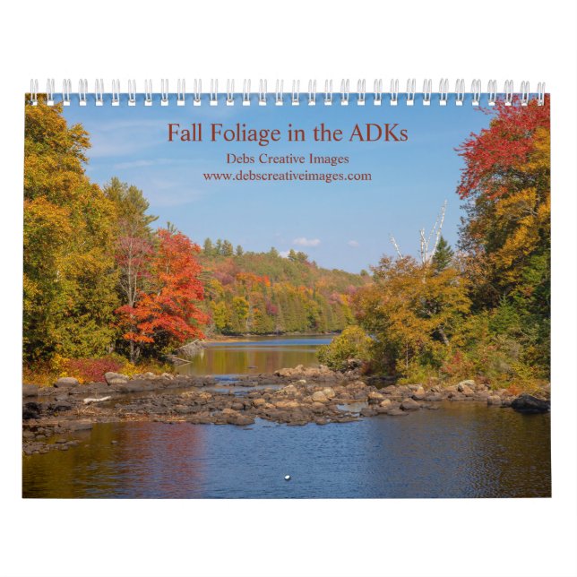 Calendário Folhagem de outono de 2026 no Adirondacks (Capa)