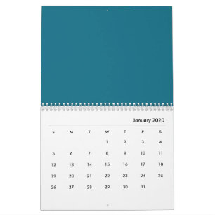 Calendário folhas de árvore