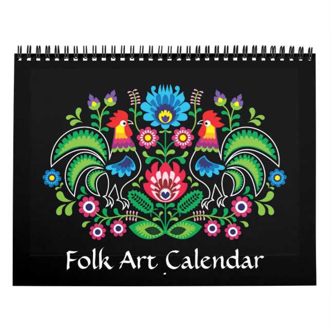 Calendário Folk Art (Capa)