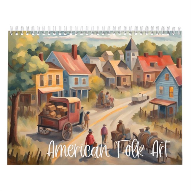 Calendário Folk Art Americano (Capa)