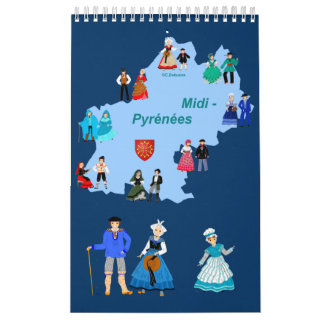 Calendário Folklore de Midi- Pyrénées, France
