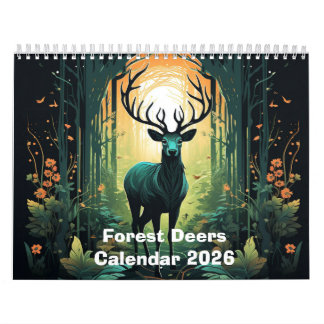 Calendário Forest Deers 2026