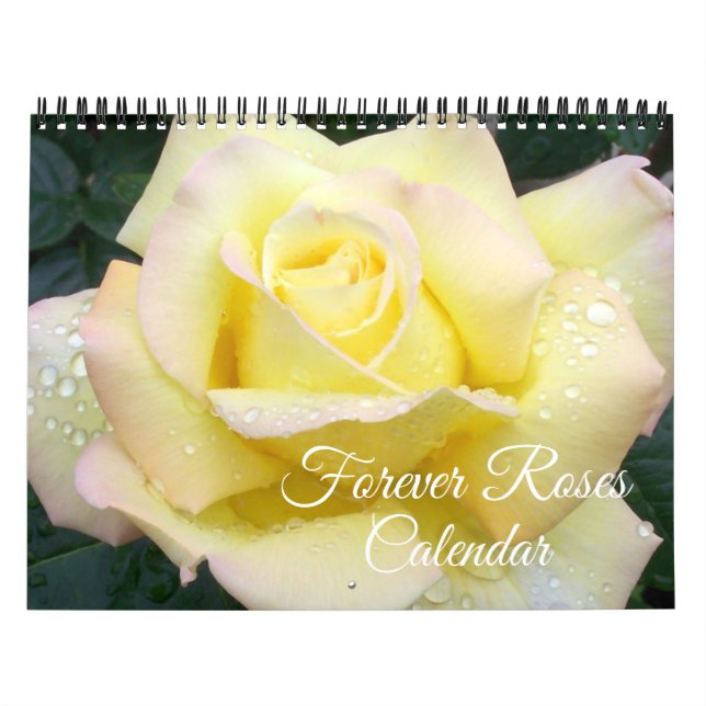 Calendário Forever Roses Calendar (Capa)