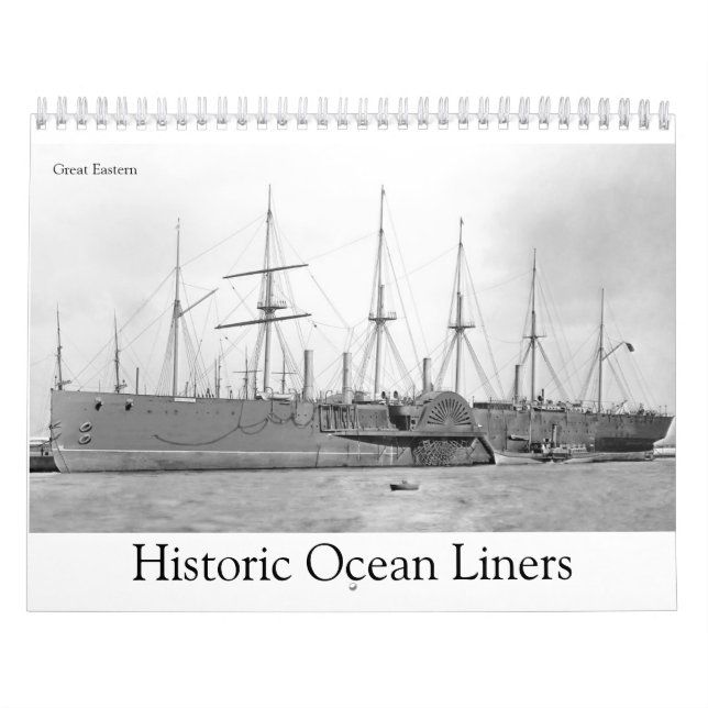 Calendário Forros de oceano históricos (Capa)