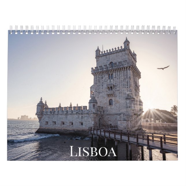 Calendário Foto das paisagens de Lisboa (Capa)