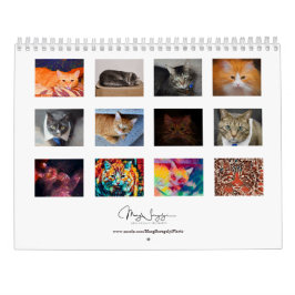 Calendário Foto de Gatos Frescos Design 2023 Mensal