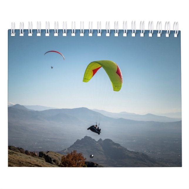 Calendário Foto de Paragliding (Capa)