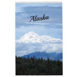 Calendário Foto do Alaska personalizável