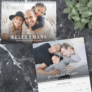 Calendário Foto Personalizada da Família