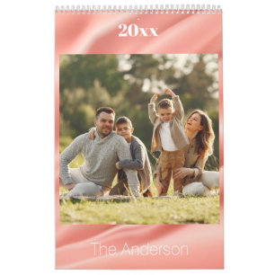 Calendário Foto personalizada da família 2026