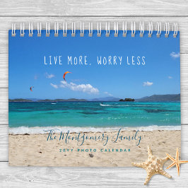 Calendário Foto Personalizada da Praia Tropical 2026