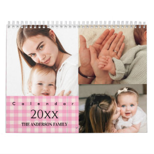 Calendário Foto Personalizada Moderna 2025 Cria Sua Própria F