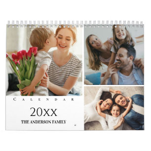 Calendário Foto Personalizada Moderna 2025 Cria Sua Própria F